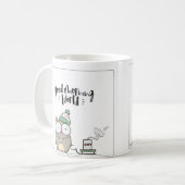 Caneca Good Morning World - DKLFDK コーヒーマグカップ (正面左)