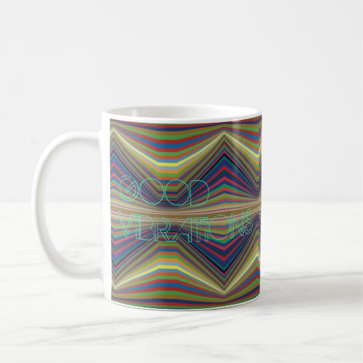 Caneca Good Vibrations コーヒーマグカップ (左)
