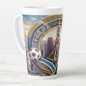 Caneca grande para café latte カフェラテマグ (左アングル)