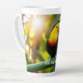 Caneca grande para café latte Tucano カフェラテマグ (左アングル)