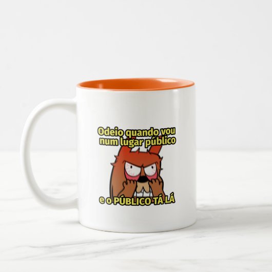 Caneca Grumpy Antissocial ツートーンマグカップ (左)