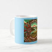 Caneca "Guarani Nova Jacundá Cultura Viva" コーヒーマグカップ (正面左)