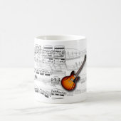 Caneca Guitarra Musica コーヒーマグカップ (中央)