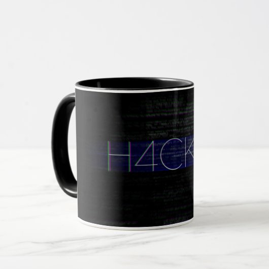 Caneca Hacker マグカップ (正面左)