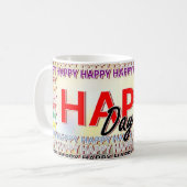Caneca HAPPY DAY コーヒーマグカップ (正面左)