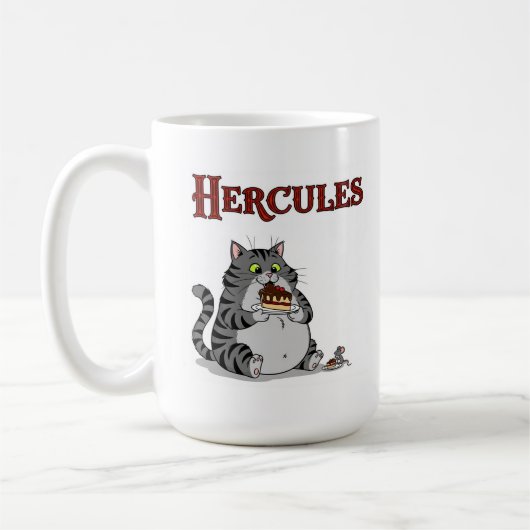 Caneca Hercules Bolo e Rato コーヒーマグカップ (左)