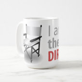 Caneca I am the Director コーヒーマグカップ (正面左)