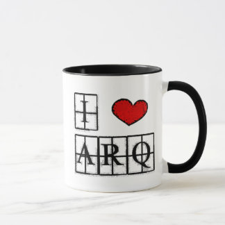 Caneca I love ARQ マグカップ