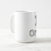 Caneca "I Love Origami" コーヒーマグカップ (正面左)