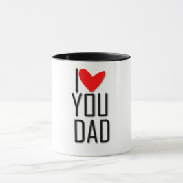 Caneca - I love you dad マグカップ