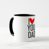 Caneca - I love you dad マグカップ (正面左)