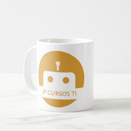 Caneca JP Cursos TI コーヒーマグカップ (正面左)