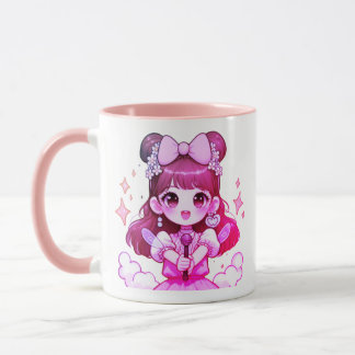 caneca kpop garota cantora desenho  マグカップ