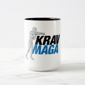Caneca Krav Maga Self Defense ツートーンマグカップ (中央)