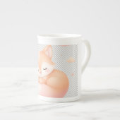 Caneca Leite ボーンチャイナマグカップ (正面右)