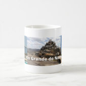 Caneca lembrança de Rio Grande do Norte - Brasil コーヒーマグカップ (中央)