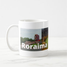Caneca lembrança de Roraima Brasil コーヒーマグカップ