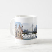 Caneca lembrança de São Paulo Brasil コーヒーマグカップ (正面左)