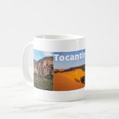 Caneca lembrança de Tocantins Brasil コーヒーマグカップ (正面左)