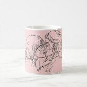 Caneca Lesbian Pride コーヒーマグカップ (中央)