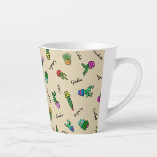 Caneca Linha Cactus カフェラテマグ (右)