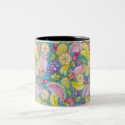 Caneca Linha Frutas Fun ツートーンマグカップ (中央)