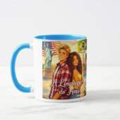 Caneca literária A linguagem do amor マグカップ (左)