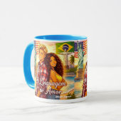 Caneca literária A linguagem do amor マグカップ (正面左)