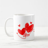 Caneca Love – O Amor em Cada Gole コーヒーマグカップ (左)