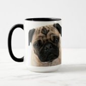 Caneca Love Pugs マグカップ (左)