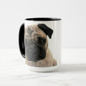 Caneca Love Pugs マグカップ (正面左)