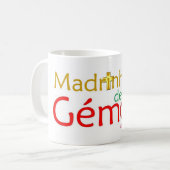 Caneca Madrinha de Gémeos コーヒーマグカップ (正面左)