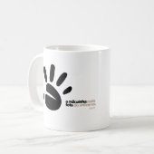 Caneca Mãozinha Síndrome de Down T21 コーヒーマグカップ (正面左)