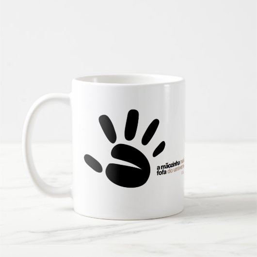 Caneca Mãozinha Síndrome de Down T21 コーヒーマグカップ (左)