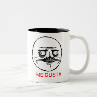 CANECA ME GUSTA! ツートーンマグカップ