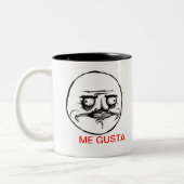 CANECA ME GUSTA! ツートーンマグカップ (左)