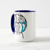 Caneca Meme Emocionado マグカップ (正面左)