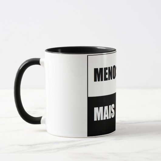 Caneca menos marx mais mises マグカップ (左)