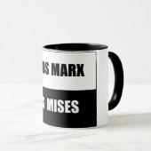 Caneca menos marx mais mises マグカップ (正面右)