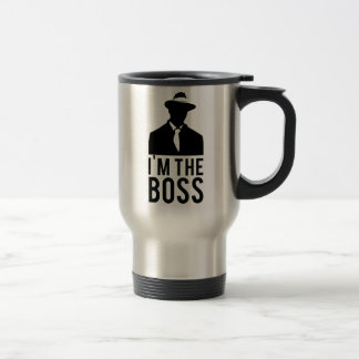 Caneca Metal I'm the Boss トラベルマグ