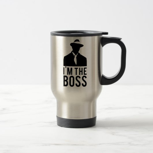 Caneca Metal I'm the Boss トラベルマグ (右)