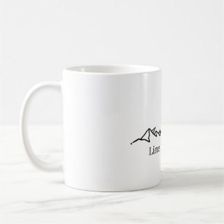 Caneca minimalista montanhas コーヒーマグカップ