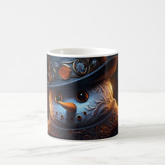 Caneca (Mug) Boneco de Neve Estiloso コーヒーマグカップ (中央)