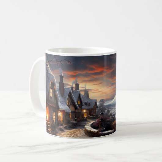 Caneca (Mug) Vila Natalina コーヒーマグカップ (正面左)