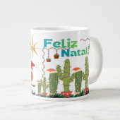 Caneca Natalina Clássica ジャンボコーヒーマグカップ (正面右)
