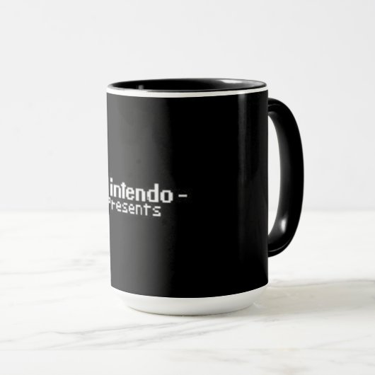 Caneca "Nintendo Presents" マグカップ (正面右)