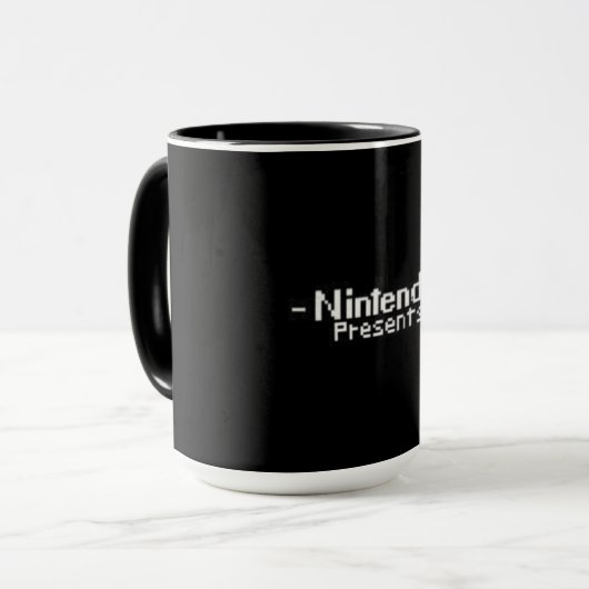 Caneca "Nintendo Presents" マグカップ (正面左)