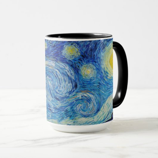 Caneca Noite Estrelada Van Gogh マグカップ (正面右)