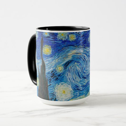 Caneca Noite Estrelada Van Gogh マグカップ (正面左)