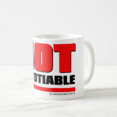 Caneca Not Negotiable コーヒーマグカップ (正面右)
